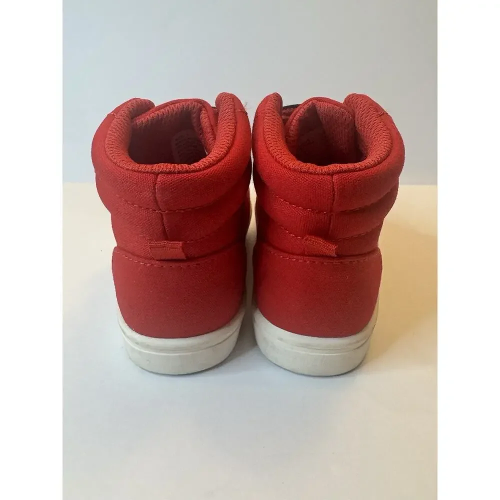 Baby GAP Marvel Spider Man Toddler Shoes Size 7 Red Hook Loop Sneakers